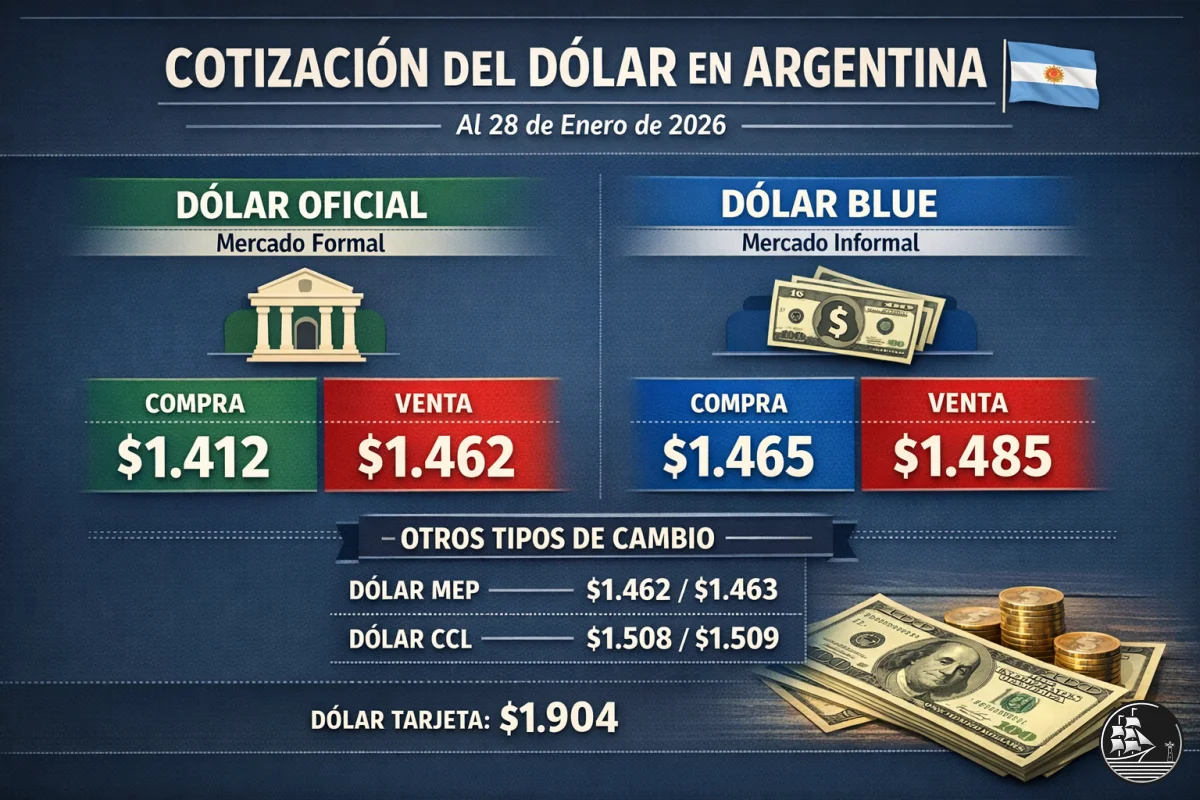 Dólar en Argentina 29 de enero: estabilidad bajo gestión liberal
