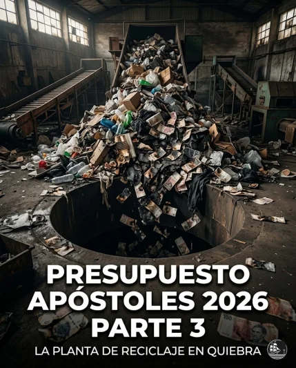 El Agujero Negro del Reciclaje en Apóstoles, Un Déficit de 1.100 Millones: Presupuesto 2026 parte 3