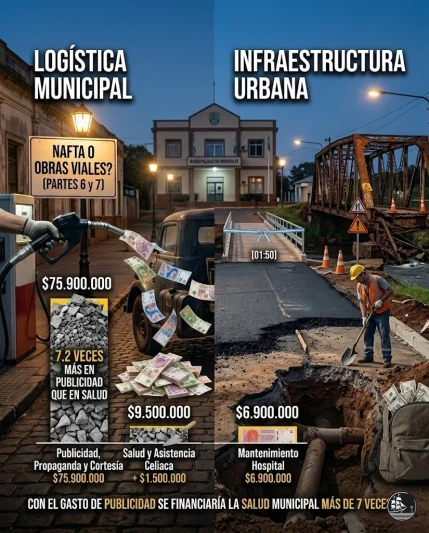 Apóstoles gasta 10 veces más en publicidad que en salud: Presupuesto 2026 parte 7