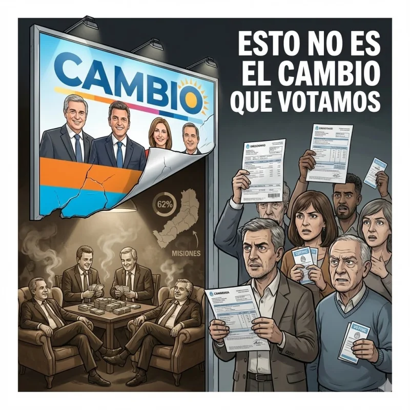 🛑 Esto no es el cambio que votamos.