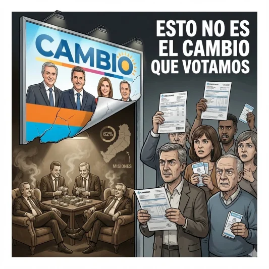 🛑 Esto no es el cambio que votamos.