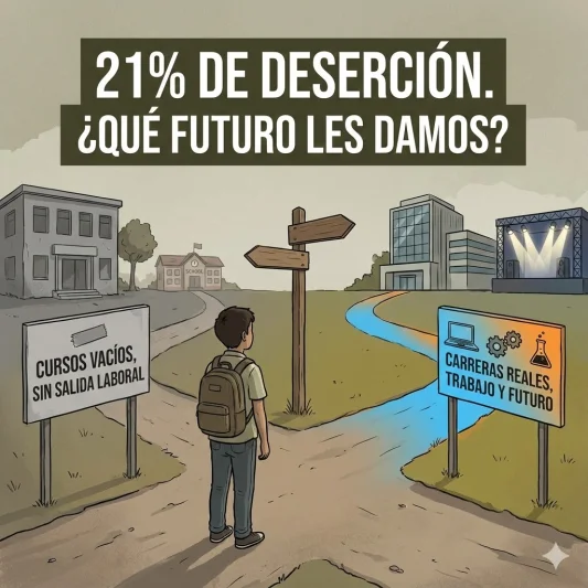 📚 21% de deserción en Apóstoles. Y nadie se hace cargo.