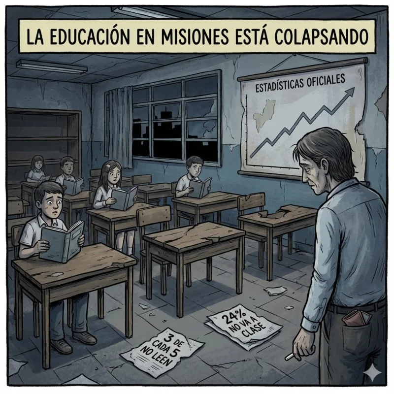 🚨 La educación en Misiones está colapsando. Y parece que a nadie le importa.