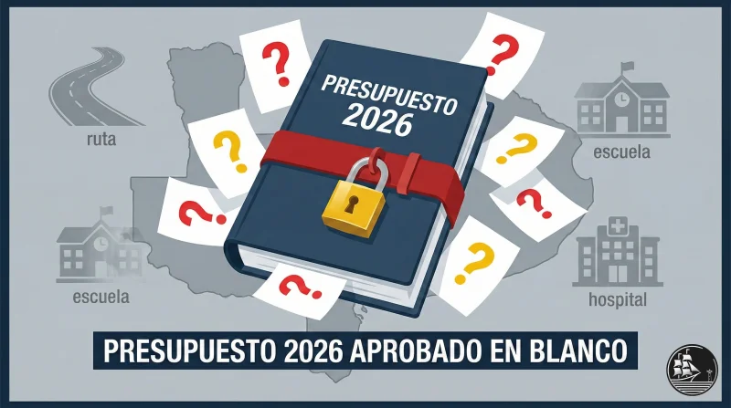 💸⚠️ ¡Presupuesto 2026 aprobado en blanco! 📜😡