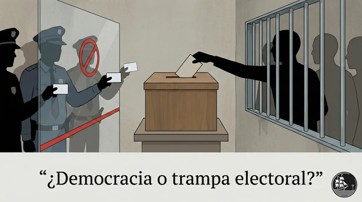 ¡Votan los presos, no los policías! 🔥 ¿Democracia o trampa electoral?