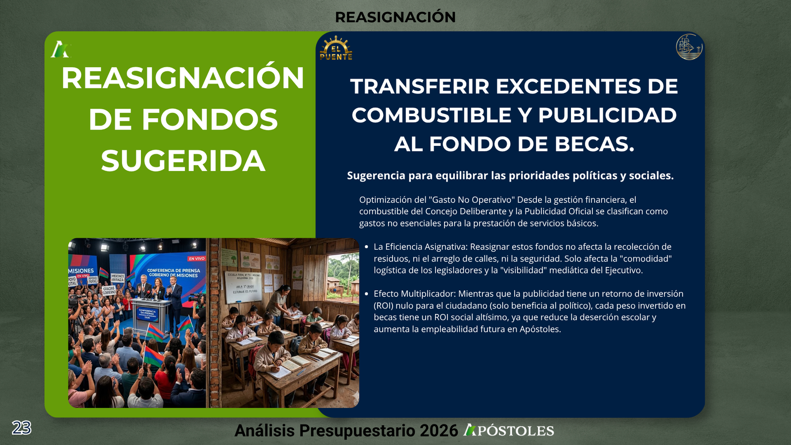 Presupuesto Apóstoles 2026